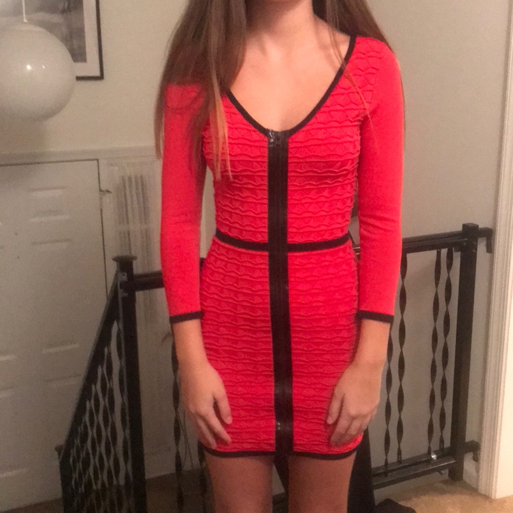 Bebe holiday dress